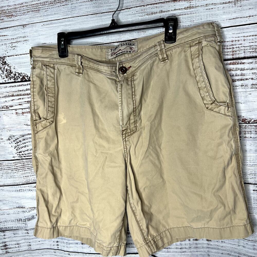 Tommy Bahama Kahki Mens Shorts FLAWED 38